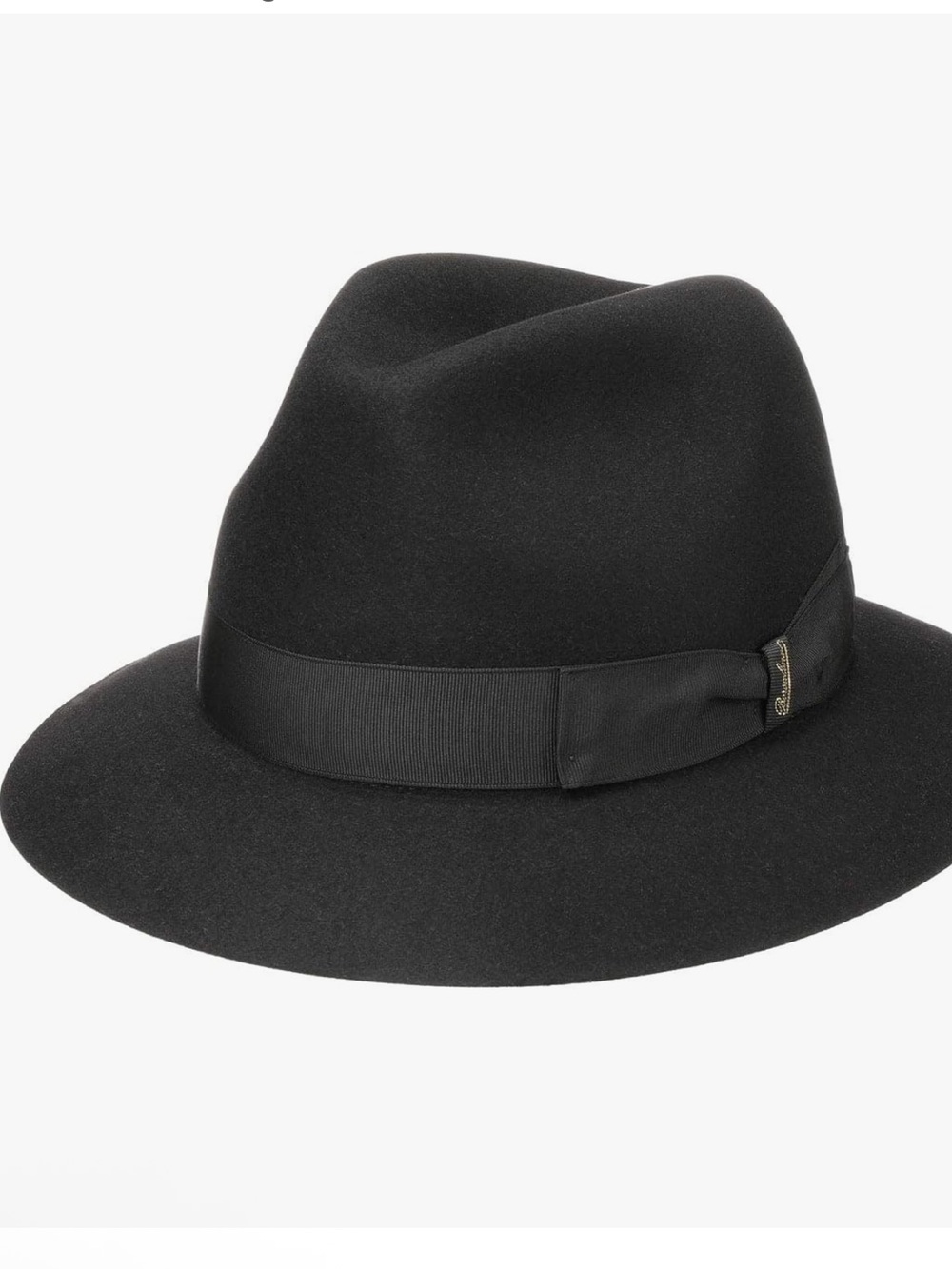 Borsalino Black Fedora